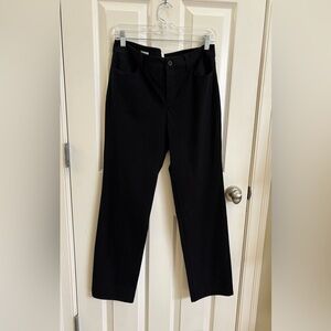 Talbots Black Dress Pants Straight-Leg Classic